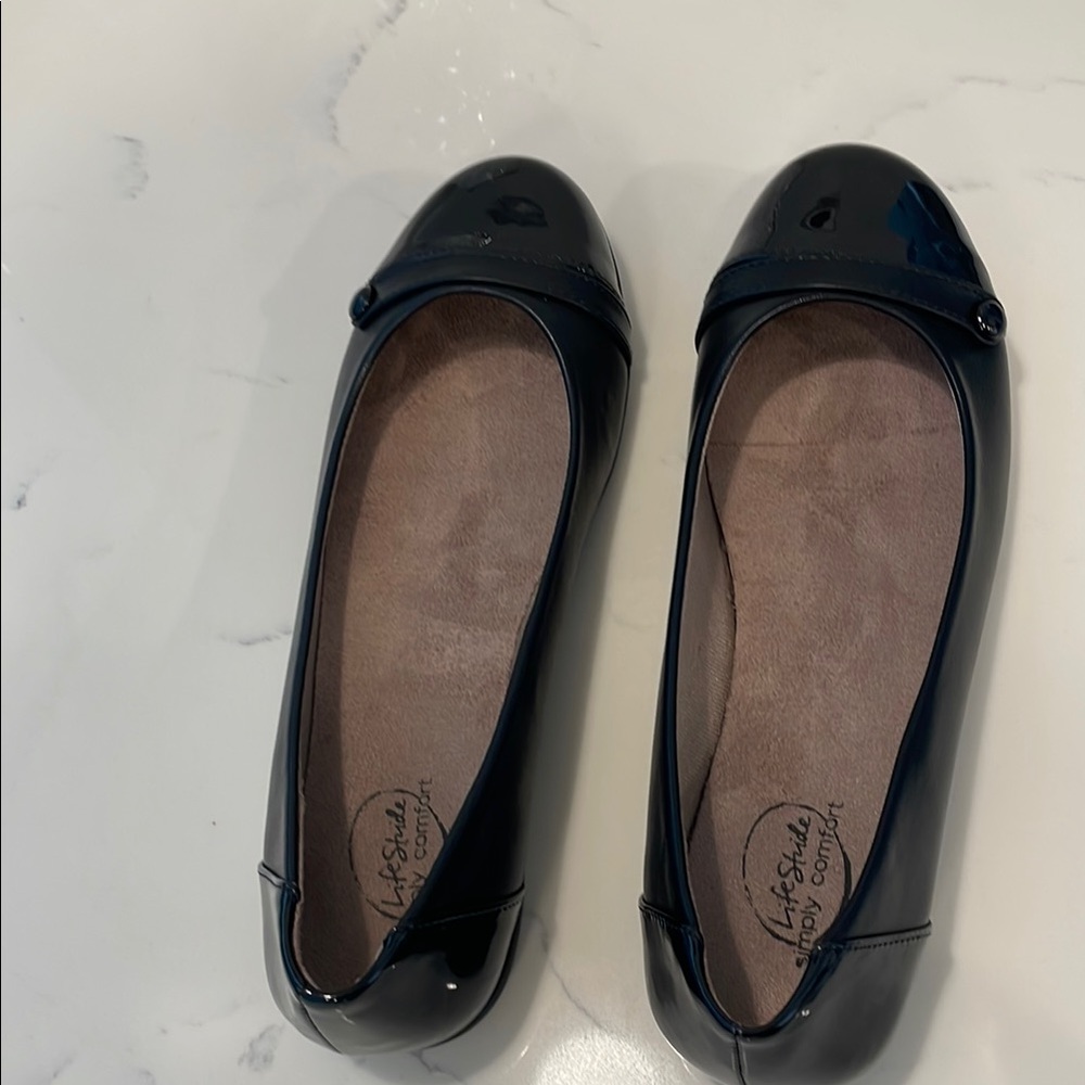 Life Stride Blue Loafers with Flexible Sole